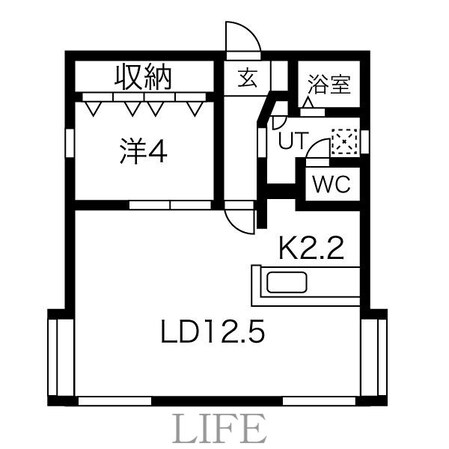 アスカハイツ平岸の物件間取画像